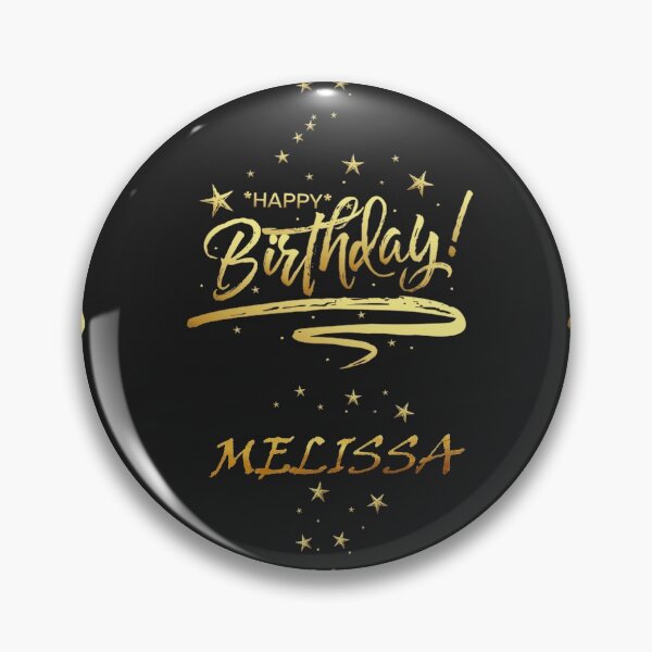 Item preview, HAPPY BIRTHDAY MELISSA : Unique & Special Gift that Customs on your Personal Name with an Enjoying & Lovely Design designed and sold by roji-world-shop.
