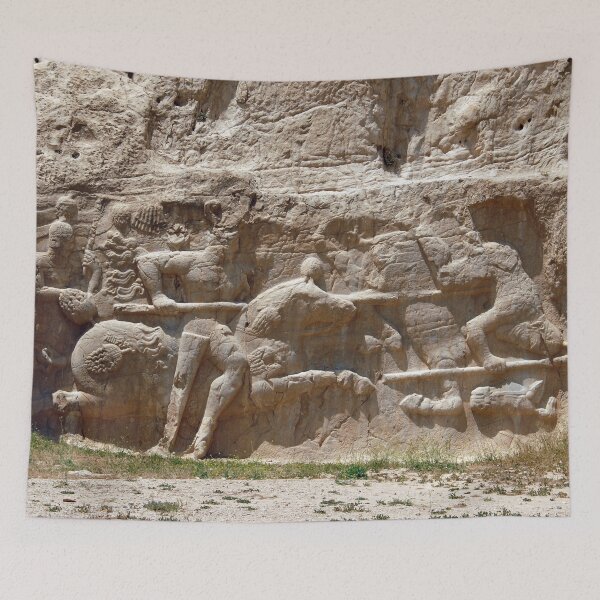 Item preview, Persian Knights Equestrian Relief, Naqsh-e Rostam, Persia, Iran   designed and sold by worldways.
