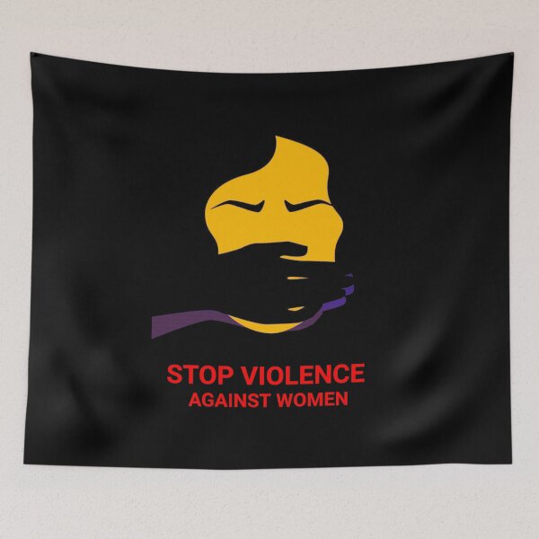 Item preview, violence against women designed and sold by TopDesignArt.
