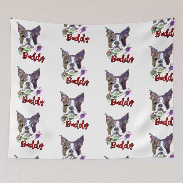 Item preview, Buddy, the Boston Terrier designed and sold by CreativeBible.