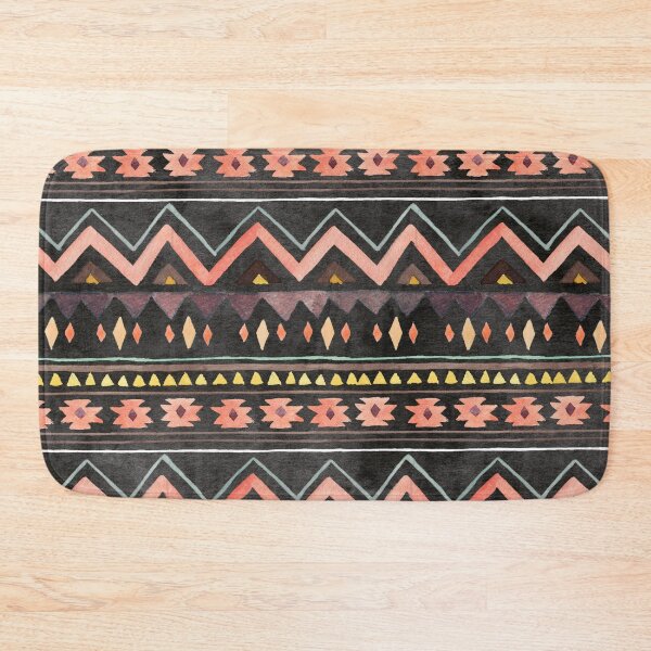 Item preview, southwest inspired pattern in black  designed and sold by Lisa Casineau.