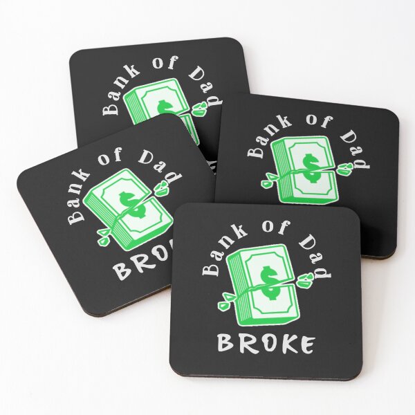 Item preview, Bank of Dad. Broke. Funny designed and sold by shirtdan.