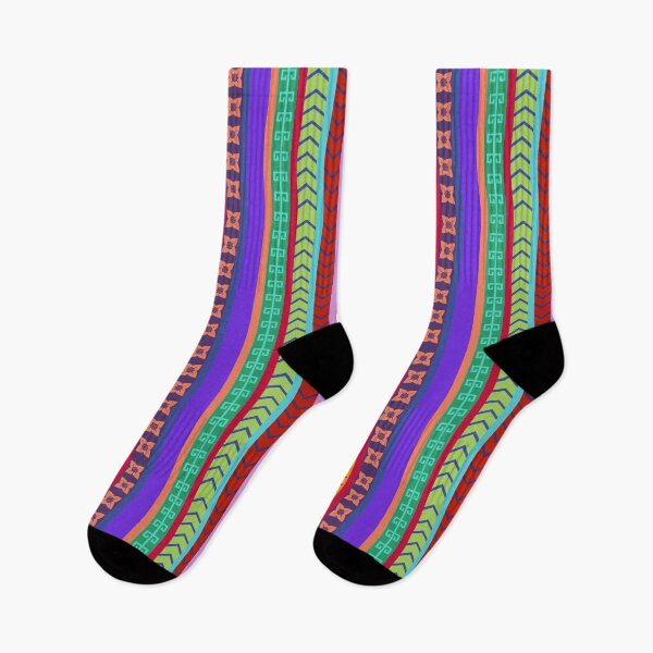 Item preview, Ethnic Peruvian Motif Striped Pattern designed and sold by Anna Lemos.