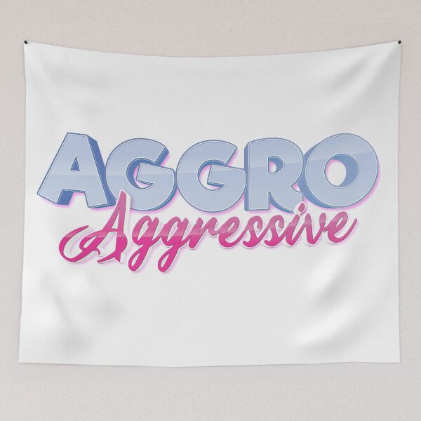 Item preview, Aggro Aggravation Aggressive Behavior Words Gamer Use designed and sold by ProjectX23.