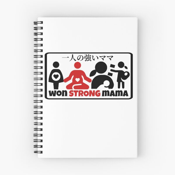 Item preview, WON STRONG MAMA 一人の強いママ designed and sold by NiB-Tshirts.