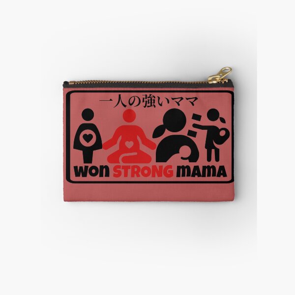 Item preview, WON STRONG MAMA 一人の強いママ designed and sold by NiB-Tshirts.