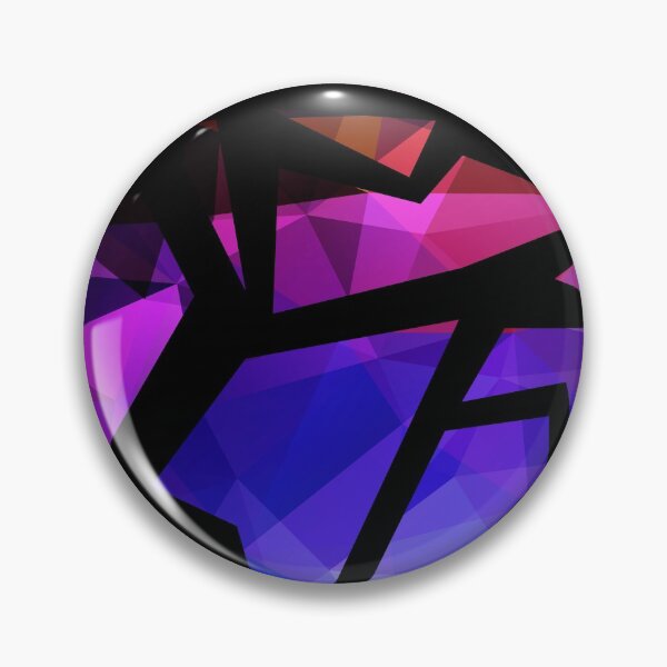 Item preview, Abstract print of triangles polygon print. Bright dark design colors designed and sold by fuzzyfox.