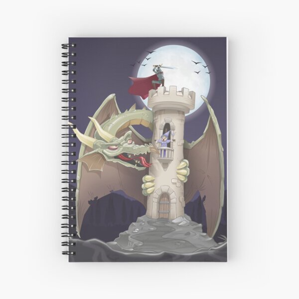 Dragon Trap Spiral Notebook