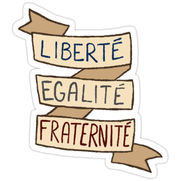 French Revolution Sticker Set Liberté Egalité Fraternité Stickers By Lesincroyables Redbubble 2537