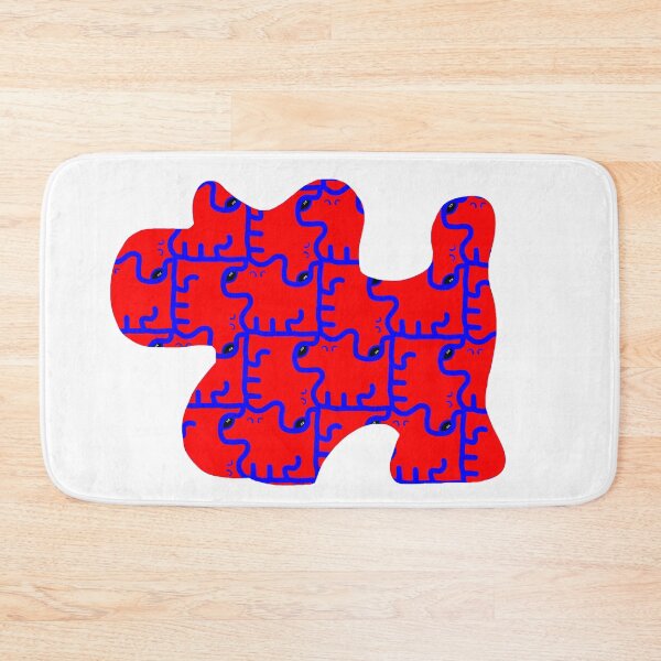 Item preview, A Collection of Content Nested Red Pups designed and sold by weavernap.