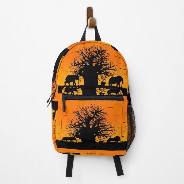 Item preview, african elephant sunset designed and sold by johnnyssandart.
