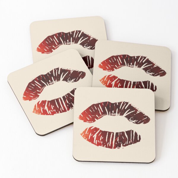 Item preview, kiss mouth | learn to kiss red lips designed and sold by wunderfamily.