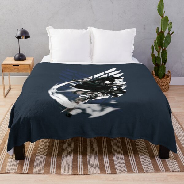 Shingeki no Kyojin - Levi Ackerman Throw Blanket