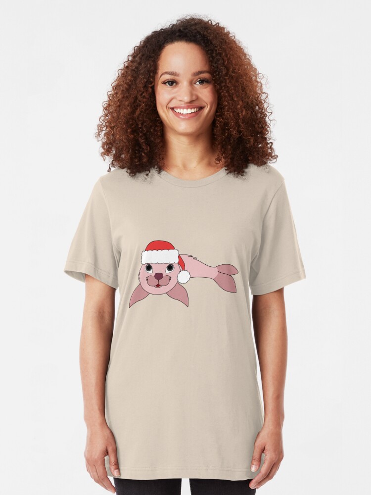 light pink santa hat