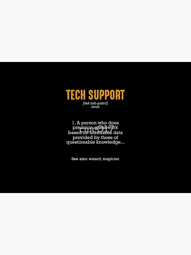 Tech Support Definition Funny Sarcastic Mask For Sale By Cwc017 tech-support-definition-funny-sarcastic-mask-for-sale-by-cwc017