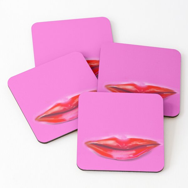 Item preview, Copy of Red lips, gloss mouth. Kiss lady, smiley face designed and sold by Lost Highway Horror..