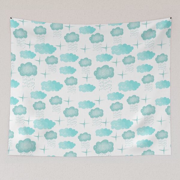 Item preview, Fun Rain Clouds Design designed and sold by yemliha toker.