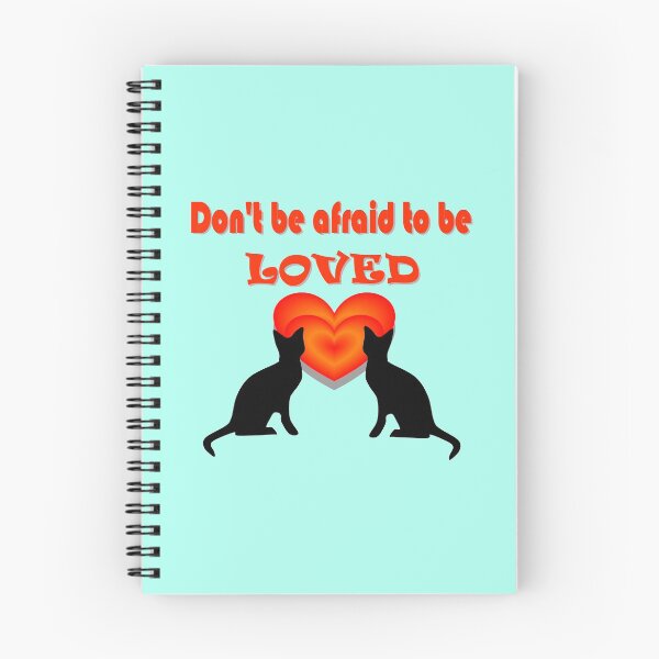 Item preview, Don't be afraid to be LOVED. A pair of cats designed and sold by helenkaiy.