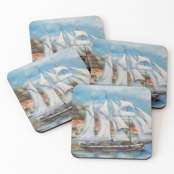 Item preview, Beautiful Brigantine, under the white sails. designed and sold by Elena Reutova.