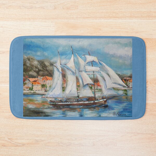 Item preview, Beautiful Brigantine, under the white sails. designed and sold by Elena Reutova.