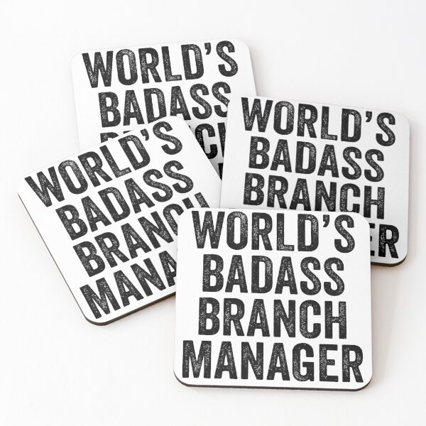 Item preview, World's Badass Branch Manager designed and sold by kamrankhan.