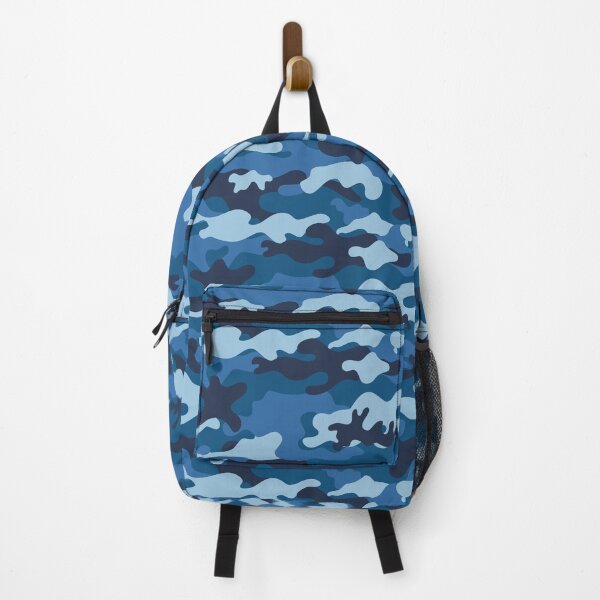 Item preview, Cute Blue Camouflage Camo designed and sold by cursotti.