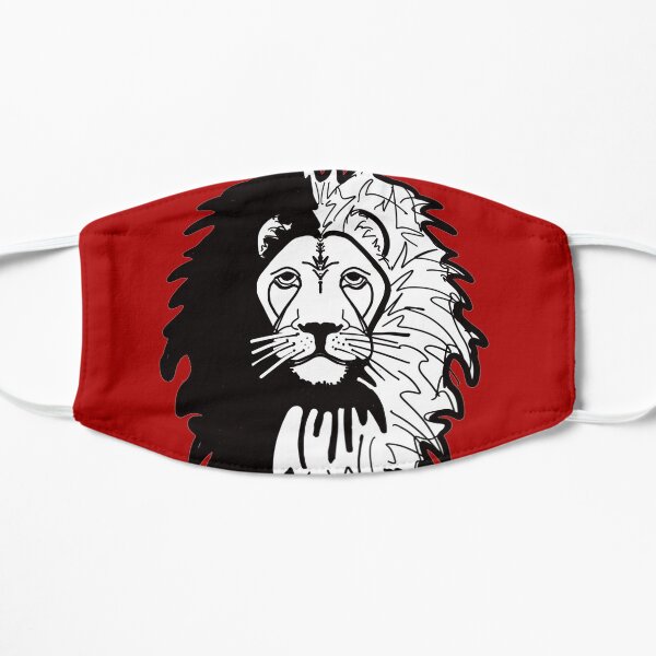 Lion Black/White Flat Mask