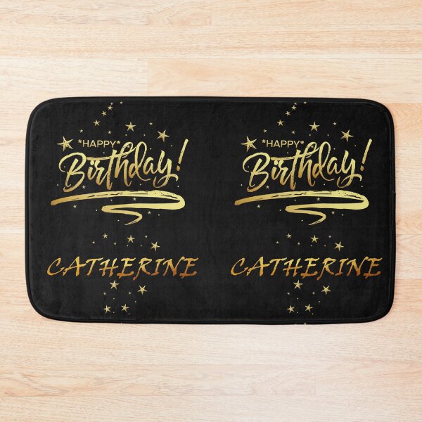 Item preview, HAPPY BIRTHDAY CATHERINE : Unique & Special Gift that Customs on your Personal Name with an Enjoying & Lovely Design designed and sold by roji-world-shop.