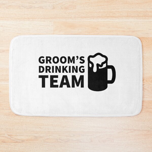 Item preview, GROOMS DRINKING TEAM - DRINKING - GROOM - WEDDING designed and sold by Tropical Blood.
