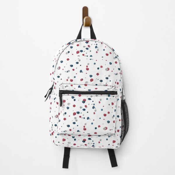 Item preview, Red Blue Dot Pattern designed and sold by Trio's Stuff.