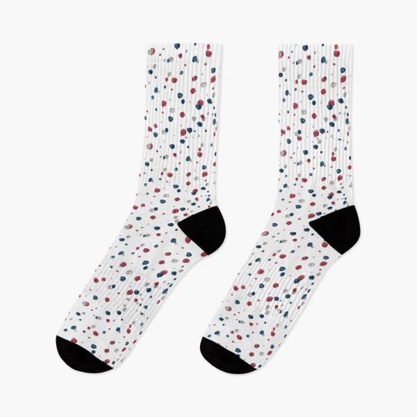 Item preview, Red Blue Dot Pattern designed and sold by Trio's Stuff.