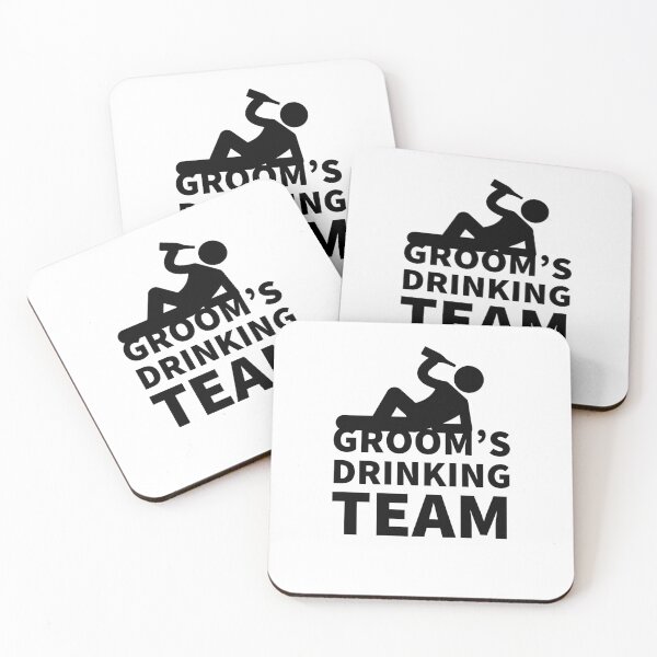 Item preview, GROOM - TEAM - WEDDING - PARTY - GROOMS DRINKING TEAM  designed and sold by Tropical Blood.