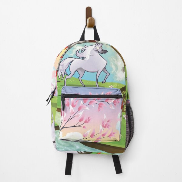 Item preview, Mythological Landscape - Unicorns and Dragon designed and sold by mayankdozdesign.