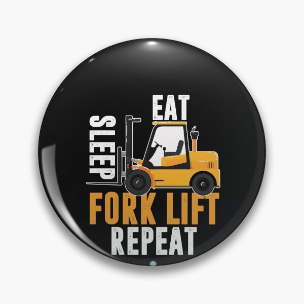 Item preview, Eat Sleep Forklift Repeat- Funny Forklifter Gift designed and sold by woormle.