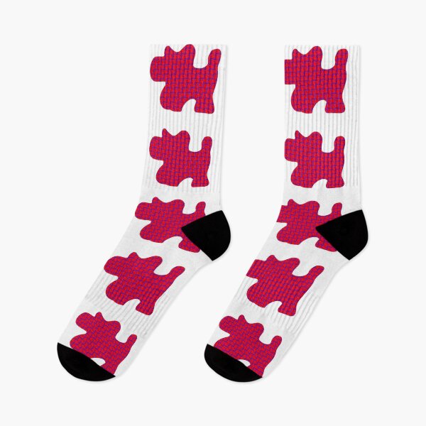 Item preview, Nested Red Pup Shapes designed and sold by weavernap.