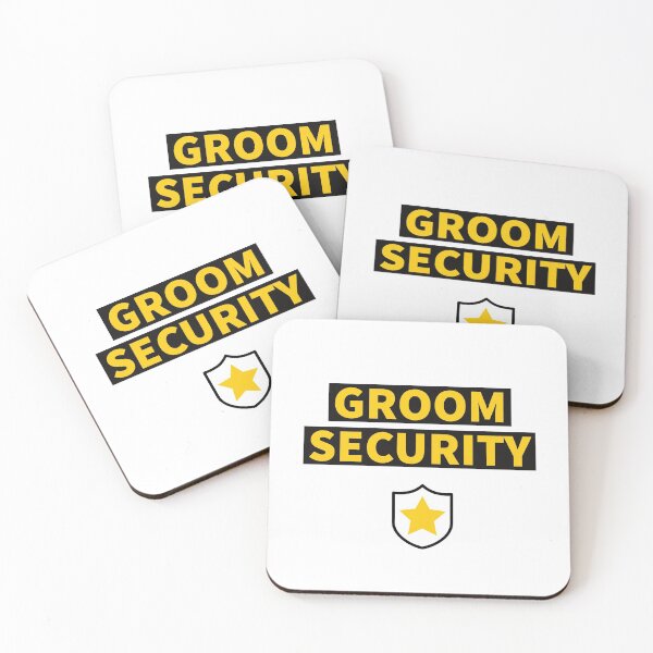 Item preview, GROOM SECURITY - FUNNY - WEDDING - TSHIRTS - COOL GROOM STUFF  designed and sold by Tropical Blood.