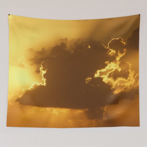 Item preview, Golden Sunrise Clouds Sky designed and sold by Anna Lemos.