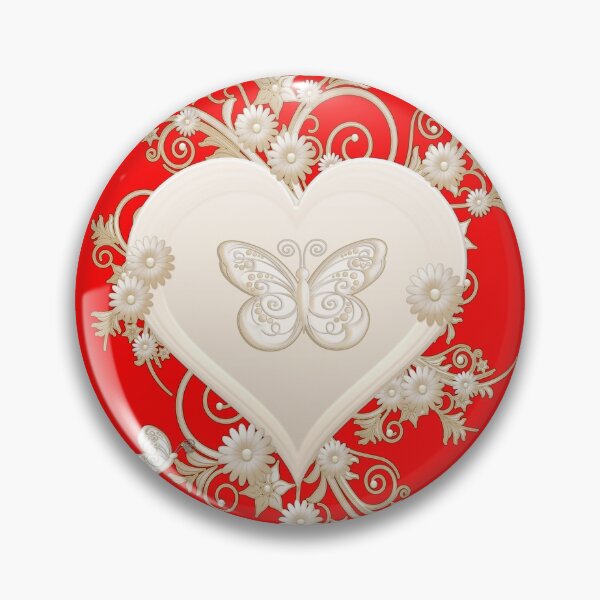 Item preview, Valentine Heart and butterflies designed and sold by LoneAngel.
