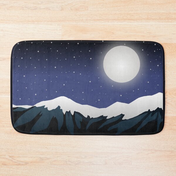 Item preview, Mountain by moonlight designed and sold by BatholomewMat.