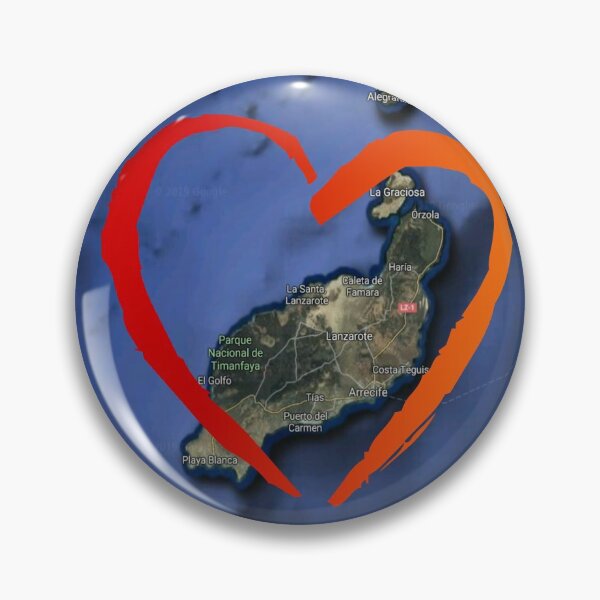 Item preview, Lanzarote Map designed and sold by iCimages.net.