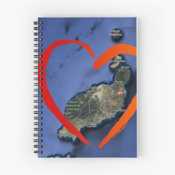 Item preview, Lanzarote Map designed and sold by iCimages.net.