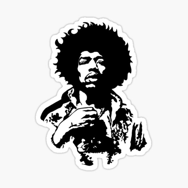 Jimi Hendrix Pegatina