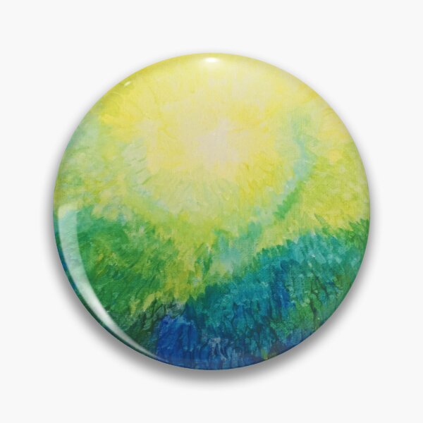 Item preview, Underwater Sun - Original Acrylic Abstract Painting designed and sold by baudrillier.