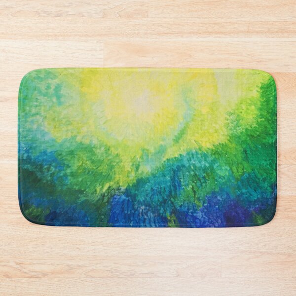 Item preview, Underwater Sun - Original Acrylic Abstract Painting designed and sold by baudrillier.