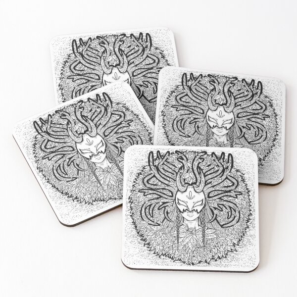 Item preview, Forest Guardian Illustration designed and sold by ZaryaKiqo.