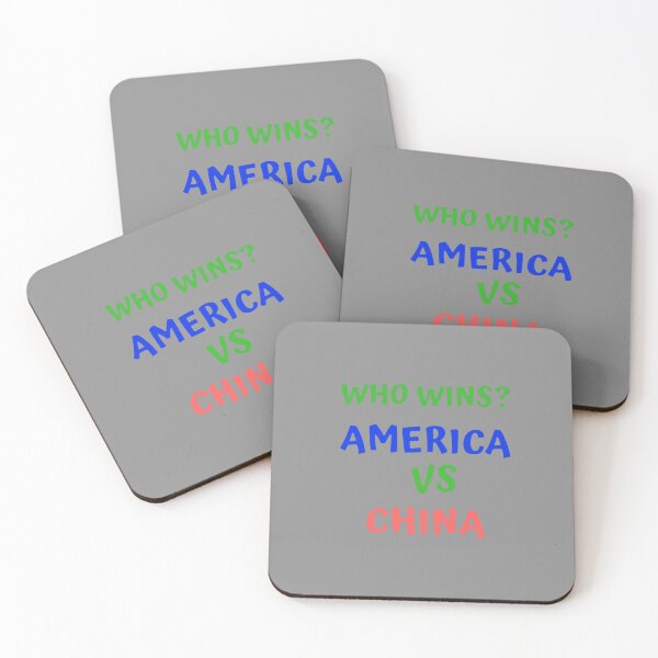 Item preview, WHO WIN? AMERICA VS CHINA designed and sold by Asherseven.