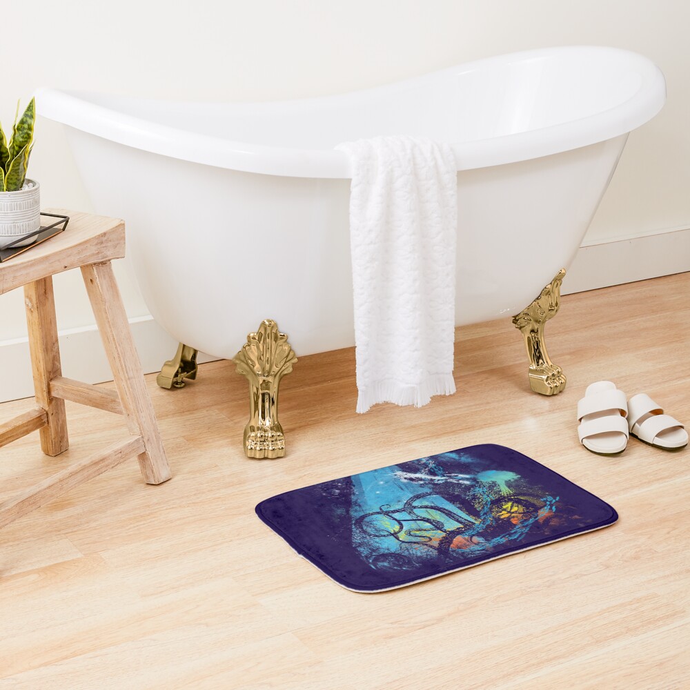 diving danger Bath Mat