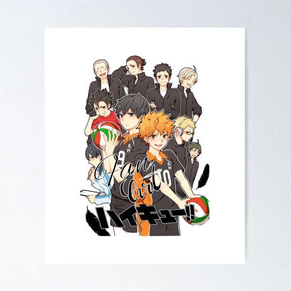 haikyuu poster haruichi furudate minimalist anime poster vintage