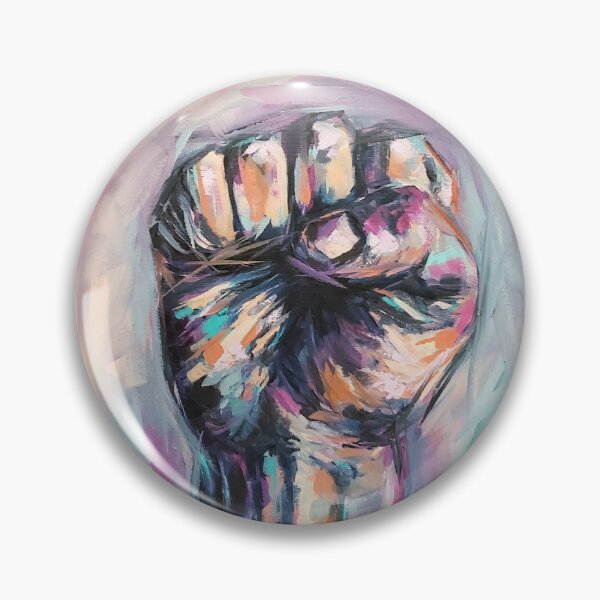 Item preview, Black Lives Matter Raised Fist Original Acrylic Painting - Proceeds To African American Support designed and sold by storybycorey.