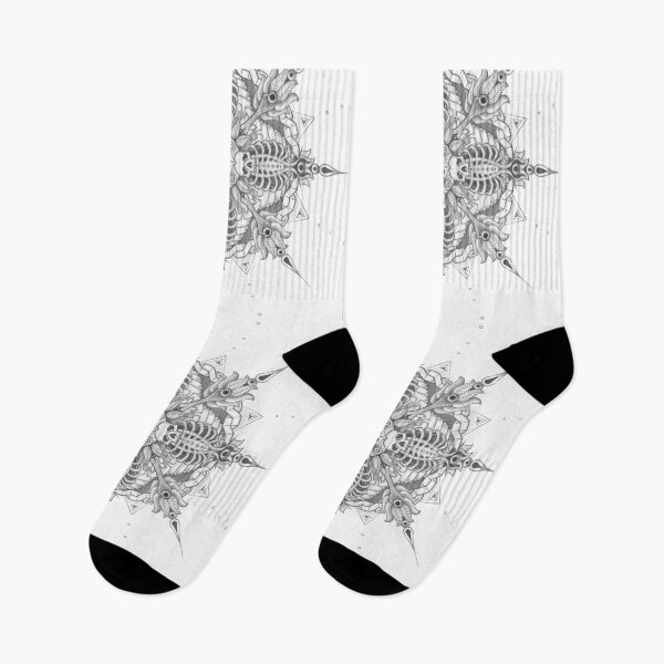 Item preview, MandalaBones(B&W) designed and sold by JonNunez.